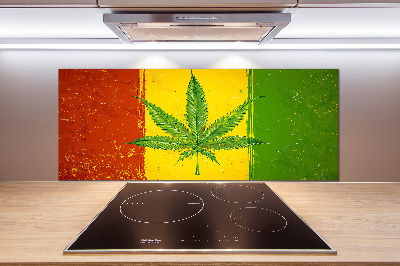 Dekoračný panel sklo Rasta vlajka