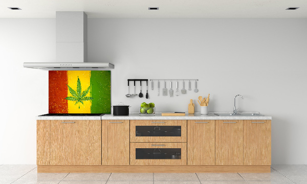 Dekoračný panel sklo Rasta vlajka