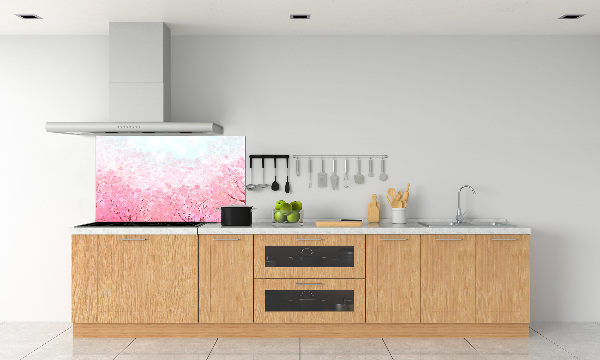 Dekoračný panel sklo Kvety višne