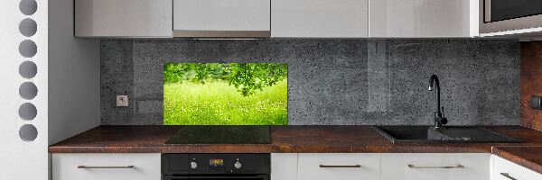 Dekoračný panel sklo Zelená lúka