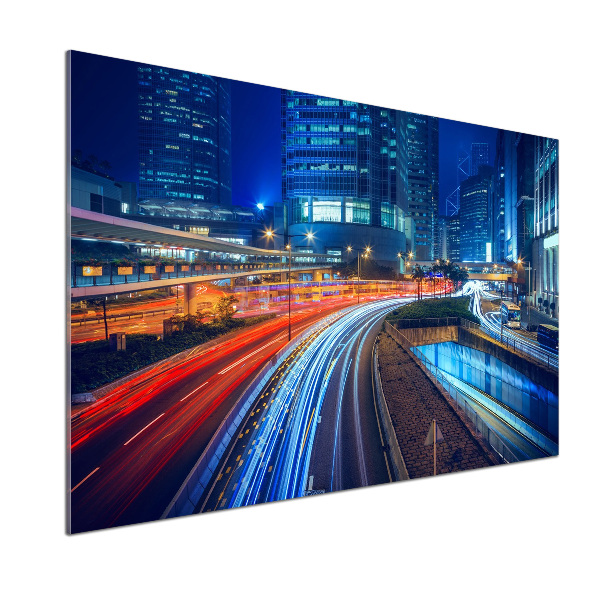Panel do kuchyne Nočný Hongkong