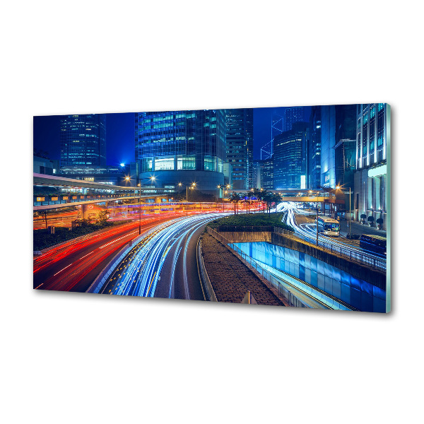 Panel do kuchyne Nočný Hongkong