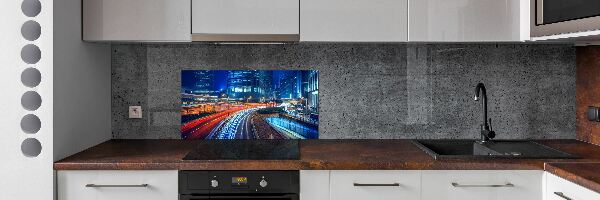 Panel do kuchyne Nočný Hongkong