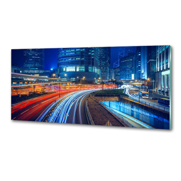 Panel do kuchyne Nočný Hongkong