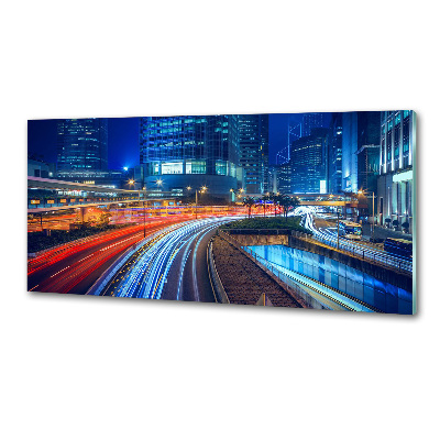 Panel do kuchyne Nočný Hongkong