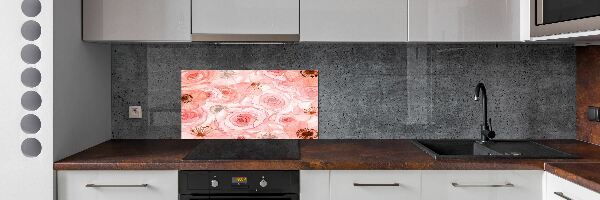 Panel do kuchyne Kvetinový vzor