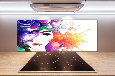 Panel do kuchyne Portrét ženy