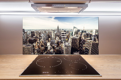 Sklenený panel do kuchynskej linky New York