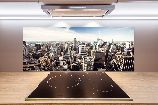 Sklenený panel do kuchynskej linky New York