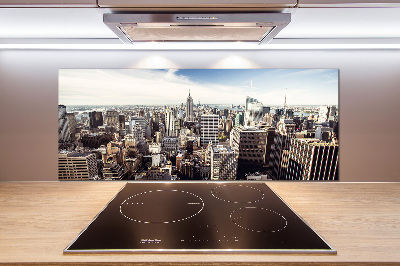 Sklenený panel do kuchynskej linky New York