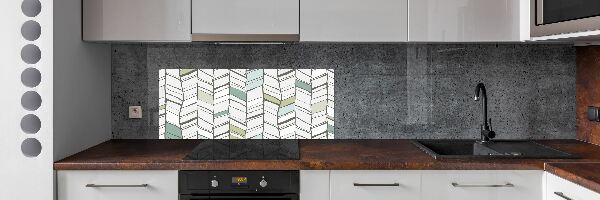 Dekoračný panel sklo Jedlička vzor