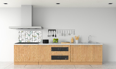 Dekoračný panel sklo Jedlička vzor