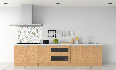 Dekoračný panel sklo Jedlička vzor