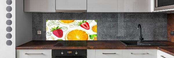 Sklenený panel do kuchyne Ovocie