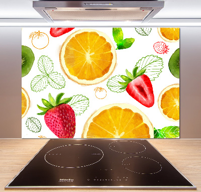 Sklenený panel do kuchyne Ovocie