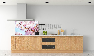 Dekoračný panel sklo Kvety višne