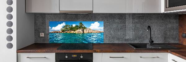Panel do kuchyne Tropický ostrov