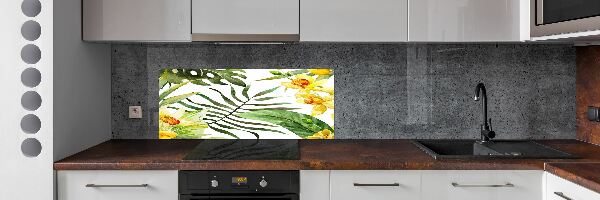 Panel do kuchyne Tropický ostrov