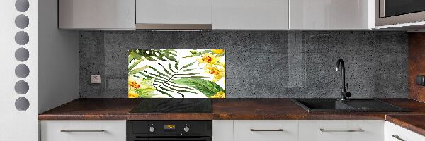 Panel do kuchyne Tropický ostrov