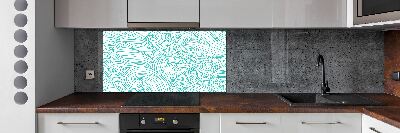 Panel do kuchyne Modré vlny