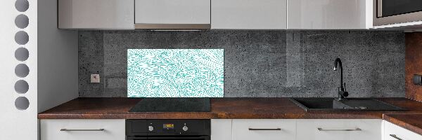 Panel do kuchyne Modré vlny