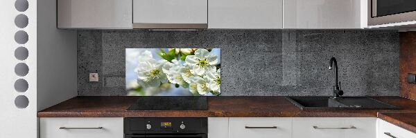 Dekoračný panel sklo Kvet višne