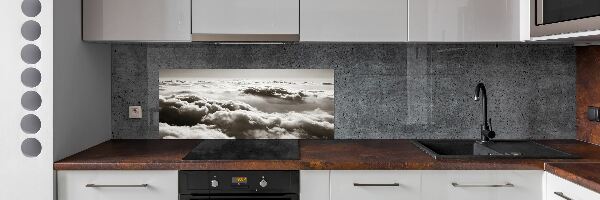 Panel lacobel Oblaky z vtáčieho pohľadu