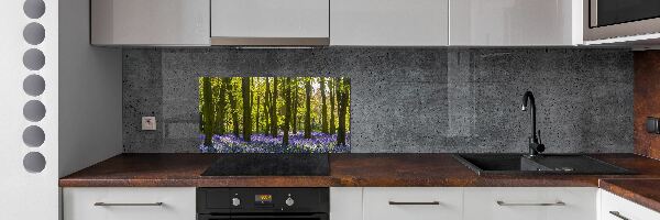 Dekoračný panel sklo Les jar