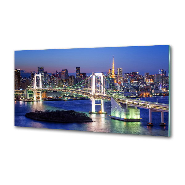 Dekoračný panel sklo Most v Tokio