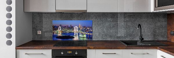 Dekoračný panel sklo Most v Tokio