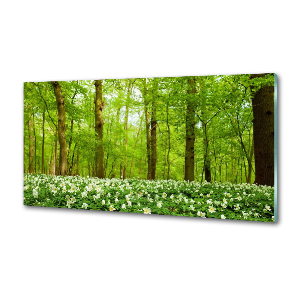 Panel do kuchyne Kvety v lese