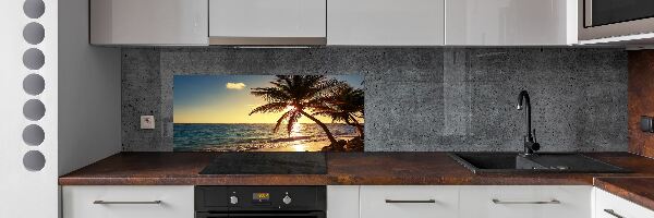 Panel do kuchyne Tropická pláž