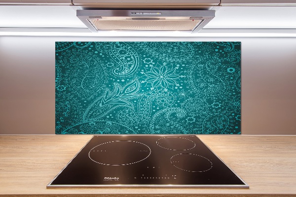 Sklenený panel do kuchynskej linky Ornamenty