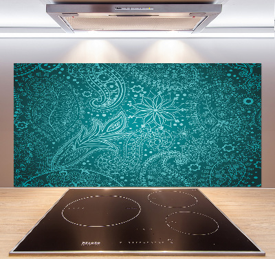 Sklenený panel do kuchynskej linky Ornamenty