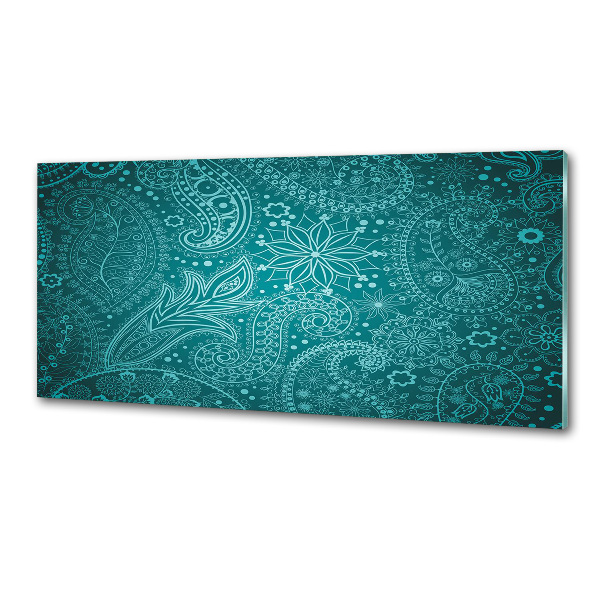 Sklenený panel do kuchynskej linky Ornamenty