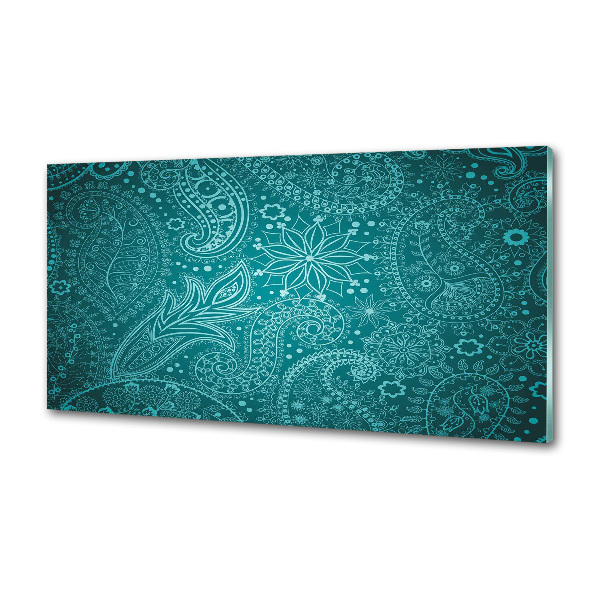 Sklenený panel do kuchynskej linky Ornamenty