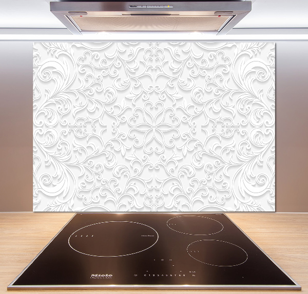 Sklenený panel do kuchynskej linky Ornamenty