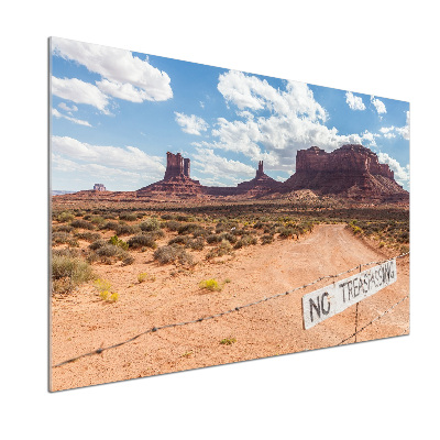 Dekoračný panel sklo Arizona USA