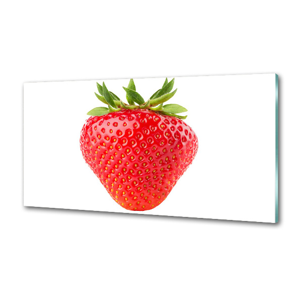 Sklenený panel do kuchynskej linky Jahoda