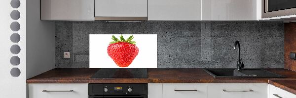 Sklenený panel do kuchynskej linky Jahoda