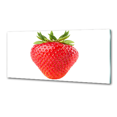 Sklenený panel do kuchynskej linky Jahoda