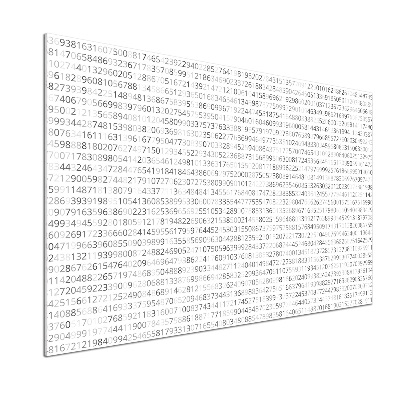 Dekoračný panel sklo Binárny kód
