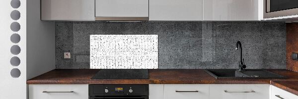 Dekoračný panel sklo Binárny kód