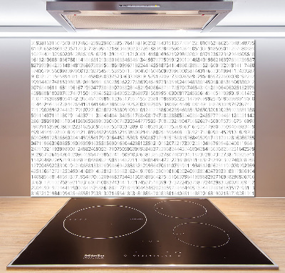 Dekoračný panel sklo Binárny kód