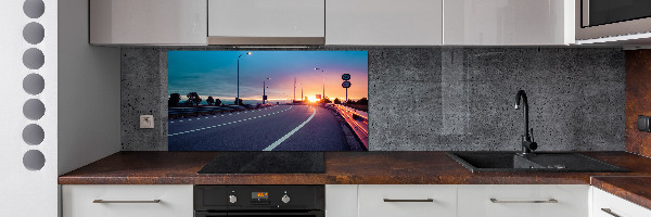 Dekoračný panel sklo Diaľnica