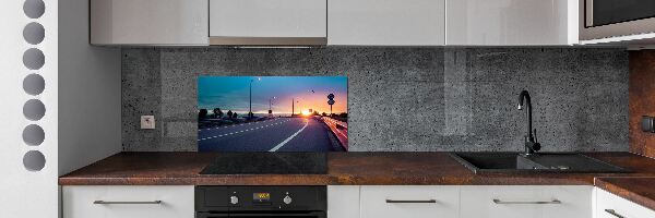 Dekoračný panel sklo Diaľnica