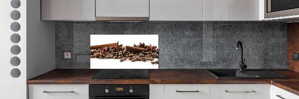 Panel lacobel Zrnká kávy škorica