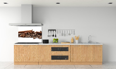 Panel lacobel Zrnká kávy škorica