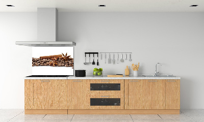 Panel lacobel Zrnká kávy škorica