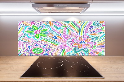 Panel do kuchyne Kvetinový vzor